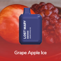 Одноразовая электронная сигарета Lost Mary BM 5000 - Grape Apple Ice
