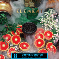 Табак Element Вода - Cookie Monster (Земляничное печенье) 25 гр