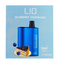 Одноразовая электронная сигарета LIO Comma 5500 - Blueberry Cheesecake (Черничный Чизкейк)