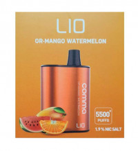 Одноразовая электронная сигарета LIO Comma 5500 - Orange Mango Watermelon (Апельсин Манго Арбуз)