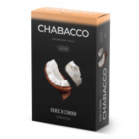 Бестабачная смесь Chabacco Medium - Creme De Coco (Кокос и сливки) 50 гр