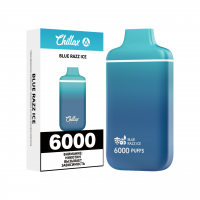 Одноразовая электронная сигарета Chillax Plus 6000 - Blue Razz Ice