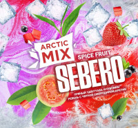 Табак Sebero Arctic Mix - Spice Fruit (Пряный чай, Гуава-Клубника, Ревень с Чёрной смородиной, Арктик) 60 гр