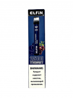 Одноразовая электронная сигарета Elfin Plus 2500 - Голубика Виноград
