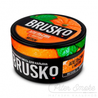 Бестабачная смесь BRUSKO Medium - Апельсин с мятой 50 гр