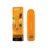 Одноразовая электронная сигарета BRUSKO Minican (1500) - Банан Папайя